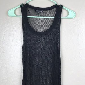 Eileen Fisher Sheer Fishnet swimsuit cover / dress